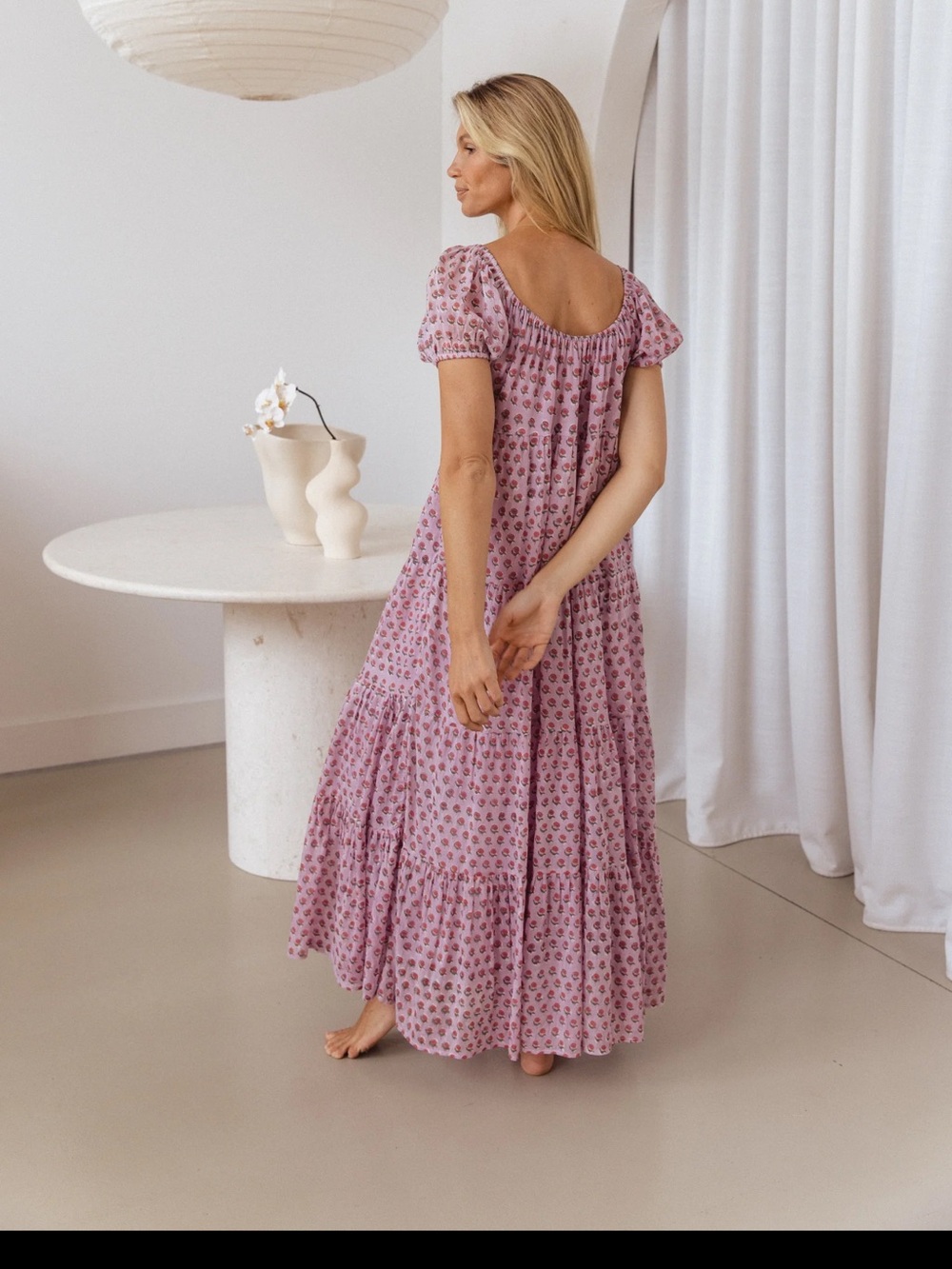 Daughters of India Sita Maxi Dress in Violet 🌷 - Picture 7 of 13